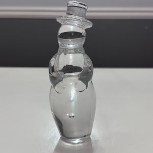 Incredible Dansk International Design Lead Crystal Snow Man Figurine